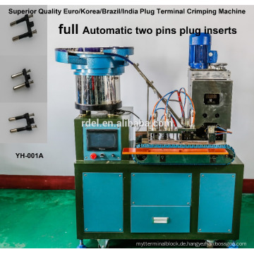 2-polige Stecker-Crimp- und Abisoliermaschine mit automatischer Zuführung und Pressung